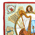 Hermes Carre 90 Wolfgang Amadeus Mozart Hymn to Silk Scarf — view 2