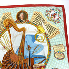 Hermes Carre 90 Wolfgang Amadeus Mozart Hymn to Silk Scarf — view 3