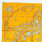 Hermes Carre 90 Silk Scarf Cheval Fusion Orange — view 2