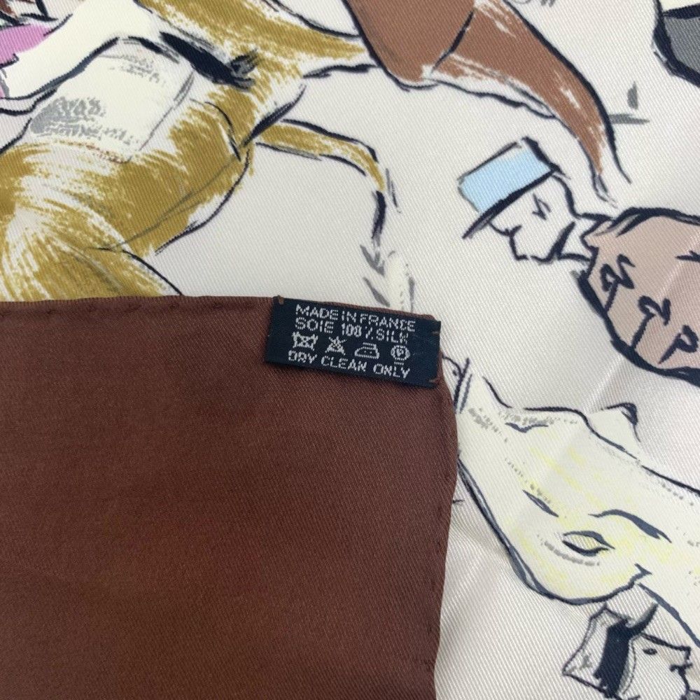 Hermes Carre 90 Silk Scarf Paddock — view 7