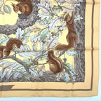 Hermes Carre 90 Silk Scarf Casse Noisette Nutcracker — view 5