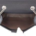 Gucci Studs Bamboo Shoulder Bag Leather Black — view 7