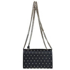 Gucci Studs Bamboo Shoulder Bag Leather Black — view 3