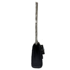 Gucci Studs Bamboo Shoulder Bag Leather Black — view 4