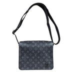 Louis Vuitton District PM NM Monogram Eclipse Shoulder Bag Black