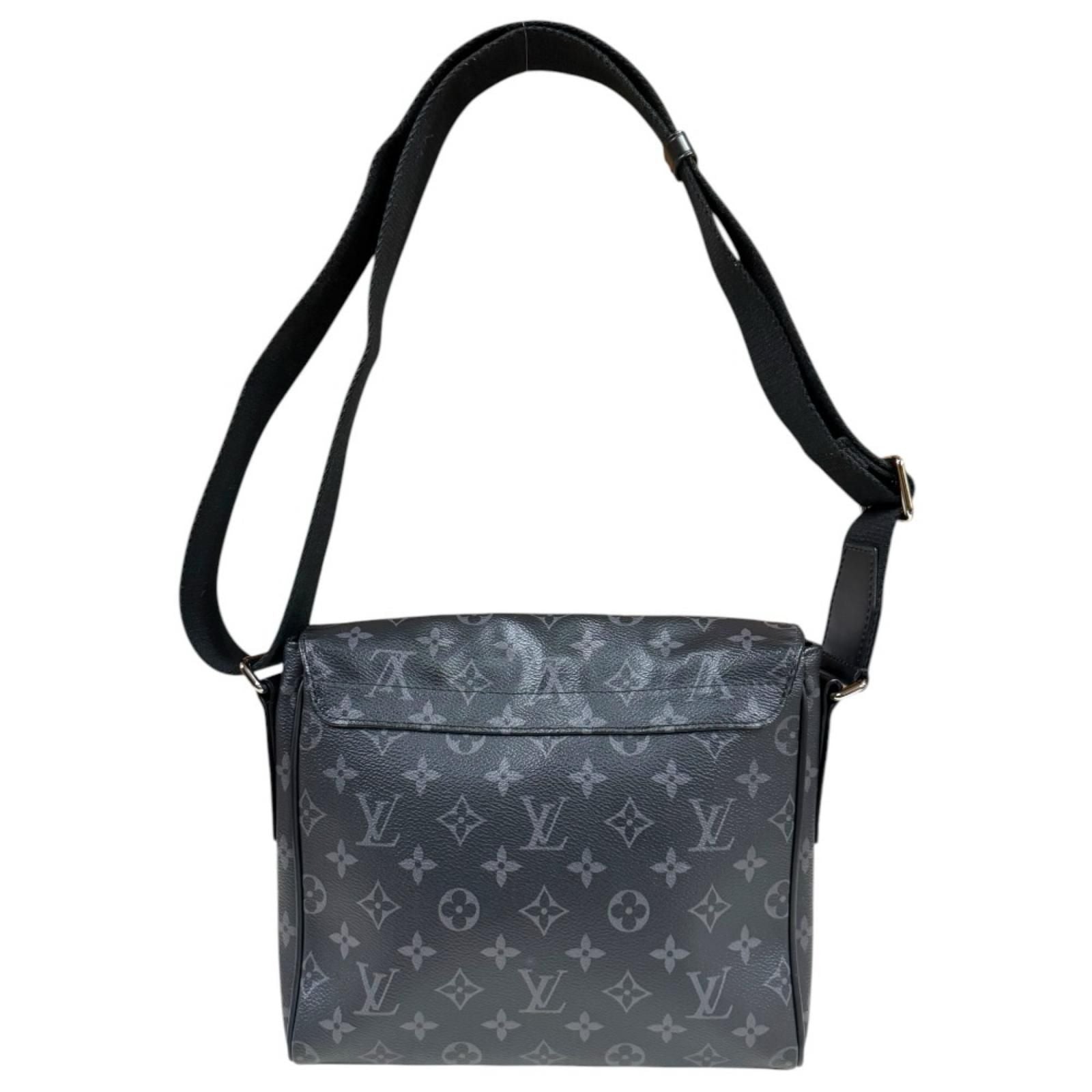 Louis Vuitton District PM NM Monogram Eclipse Shoulder Bag Black — view 3
