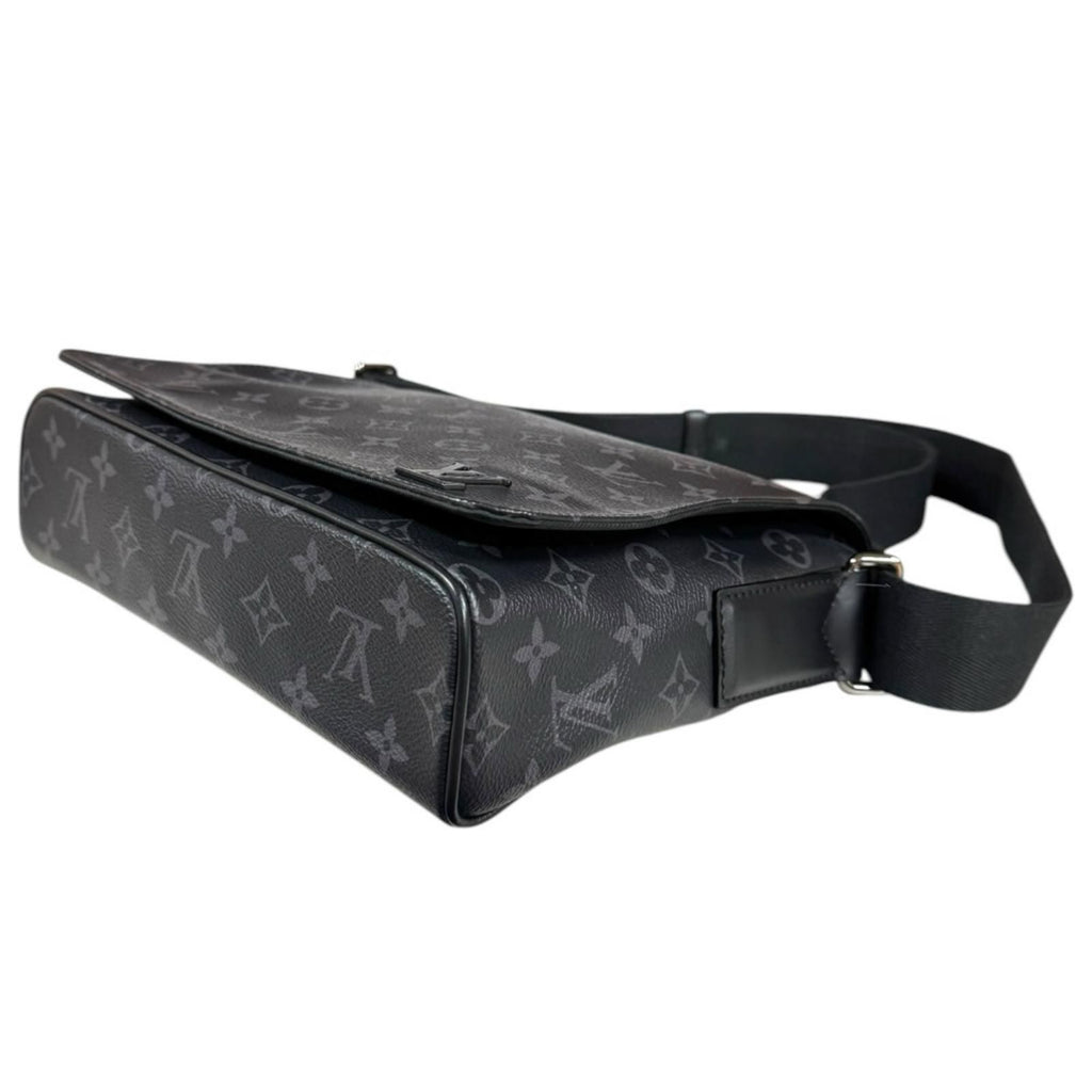 Louis Vuitton District PM NM Monogram Eclipse Shoulder Bag Black — view 6