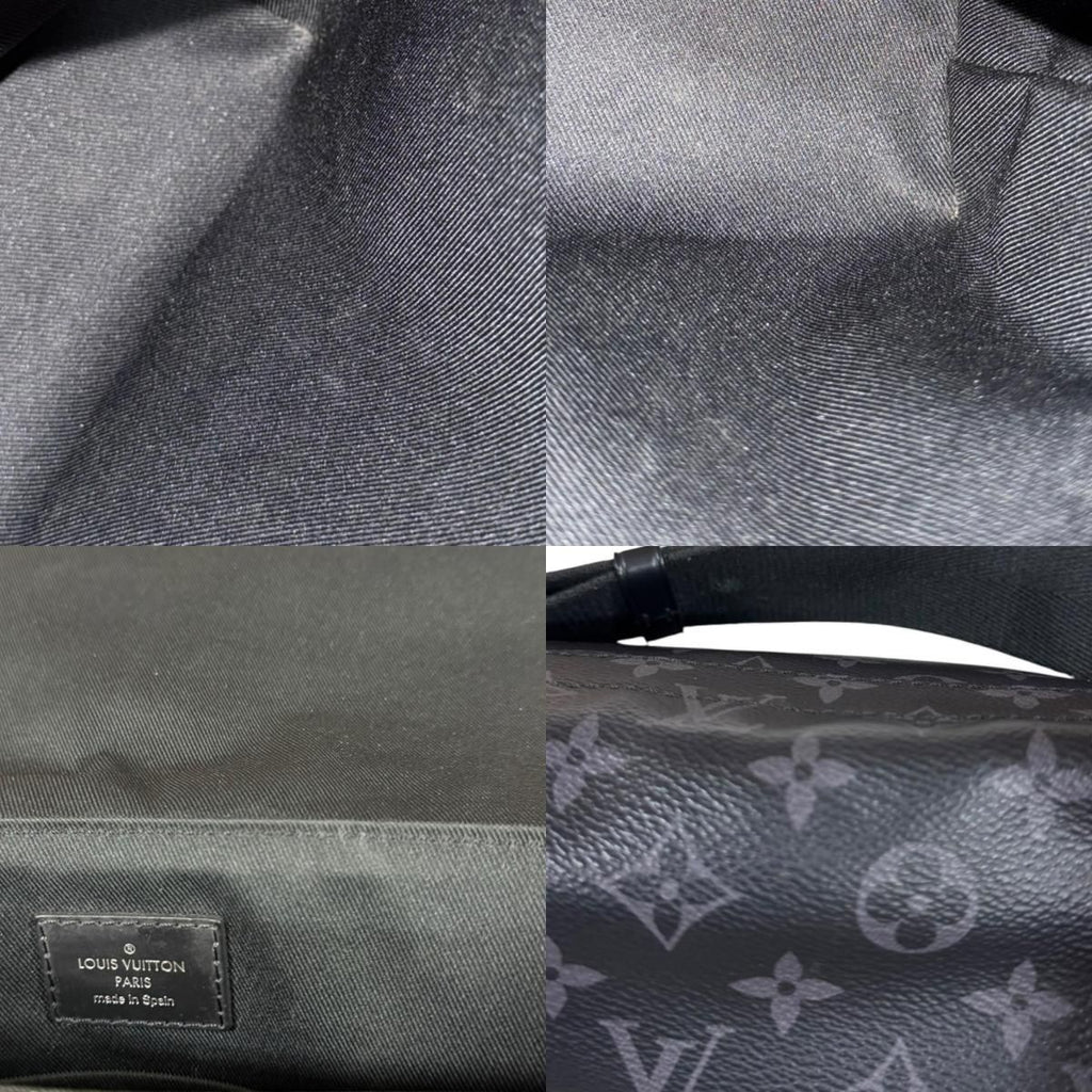 Louis Vuitton District PM NM Monogram Eclipse Shoulder Bag Black — view 9