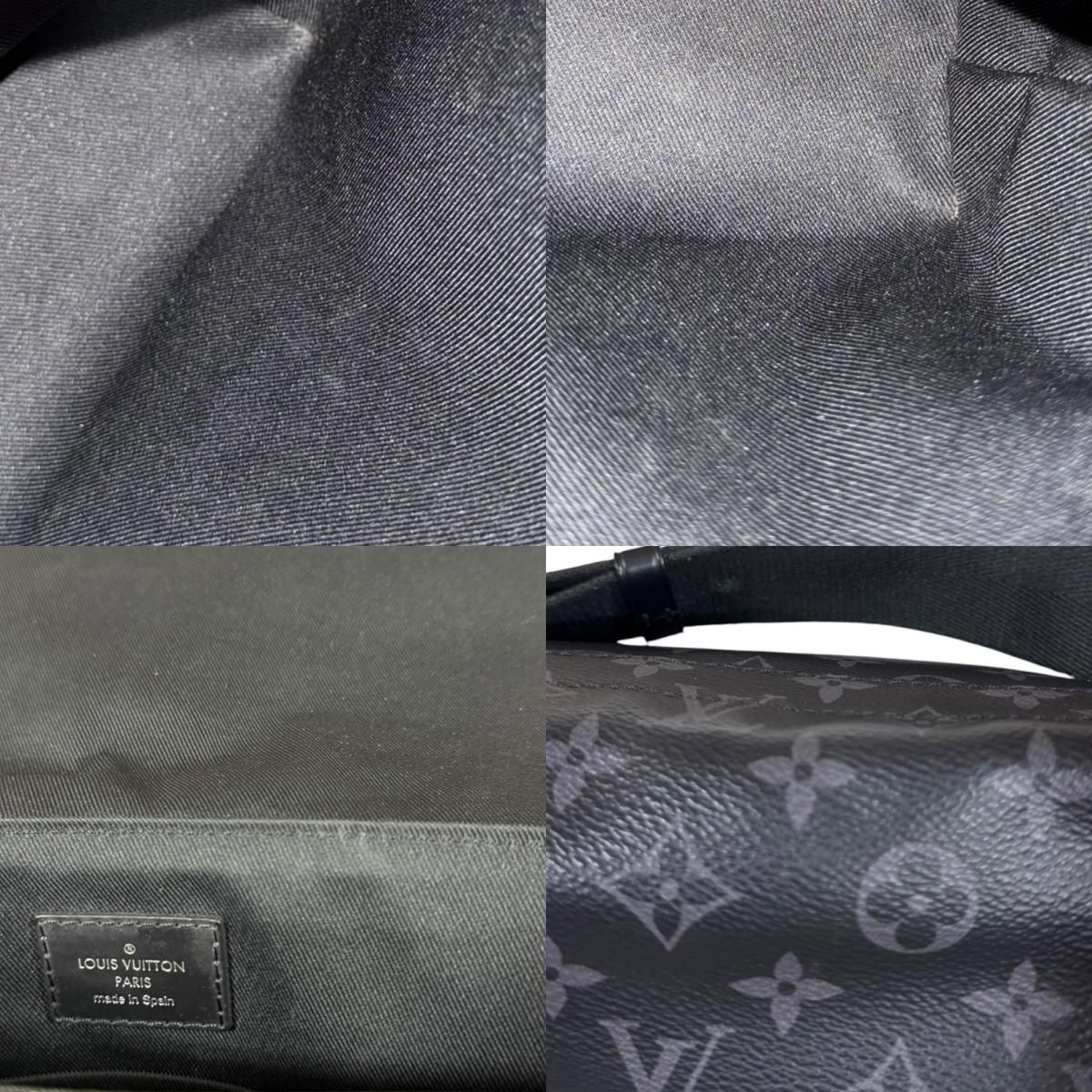 Louis Vuitton District PM NM Monogram Eclipse Shoulder Bag Black — view 9