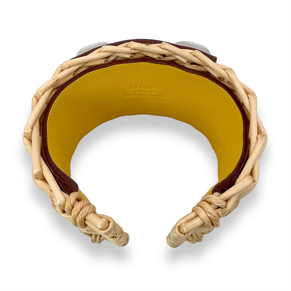 Hermes Collier de Chien Medallion Picnic Bangle Bracelet — view 4