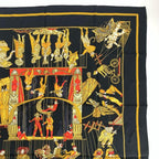 Hermes Scarf Carre 90 le Temps Des Marionnettes Marionette Time — view 3
