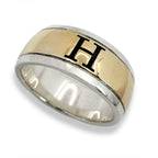 Hermes Logo Ring Gold