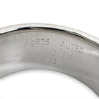 Hermes Logo Ring Gold — view 4