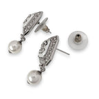 Chanel CC Logo Pearl Earrings — view 2