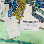 Hermes Carre 90 le Temps Des Marionnettes Marionette Time Silk Scarf — view 9