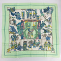 Hermes Carre 90 le Temps Des Marionnettes Marionette Time Silk Scarf