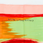 Hermes Carre 90 Smiles in Third Millenary Pink Multicolor Scarf Silk — view 6