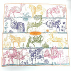 Hermes Carre 90 Della Cavalleria Favolosa Double Face Scarf Silk