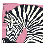 Hermes Carre 90 Zebra Pegasus Pink Scarf Silk — view 3
