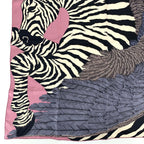 Hermes Carre 90 Zebra Pegasus Pink Scarf Silk — view 6
