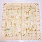Hermes Carre 90 Paddock Pink Scarf Silk