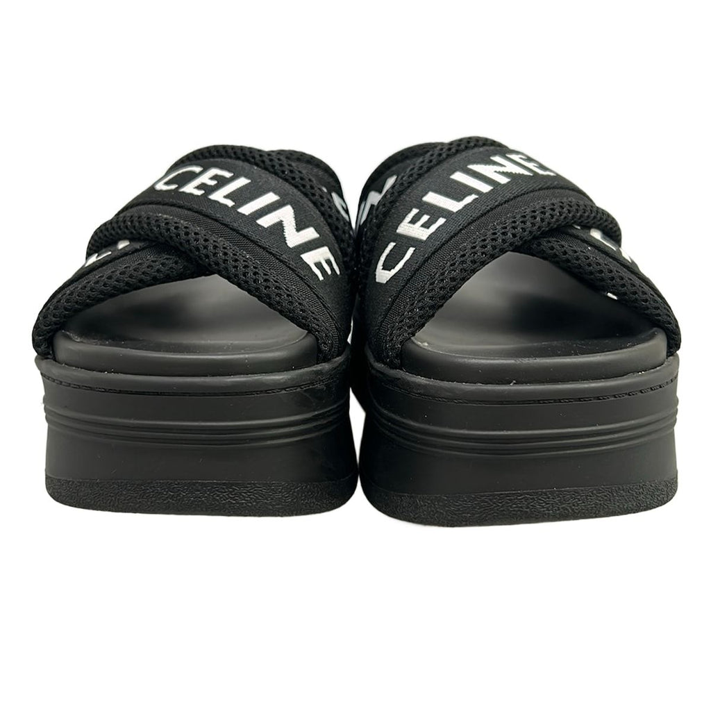 Celine Sandals 35 Block Slide Black — view 5