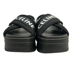 Celine Sandals 35 Block Slide Black — view 5