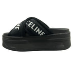 Celine Sandals 35 Block Slide Black — view 3