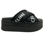 Celine Sandals 35 Block Slide Black — view 4