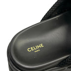 Celine Sandals 35 Block Slide Black — view 9