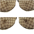 Gucci Sherry Line Cross Belt Bag Brown GG Canvas — view 6