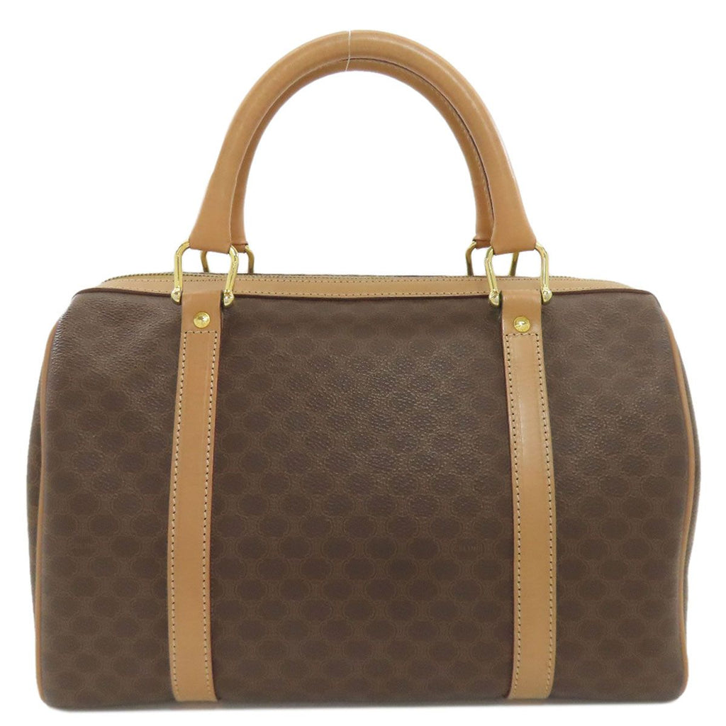 Celine Mini Boston Bag Macadam Pattern Leather — view 2