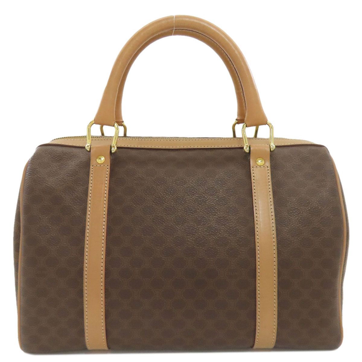 Celine Mini Boston Bag Macadam Pattern Leather — view 2