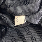 Prada Logo Handbag Nylon Leather — view 7