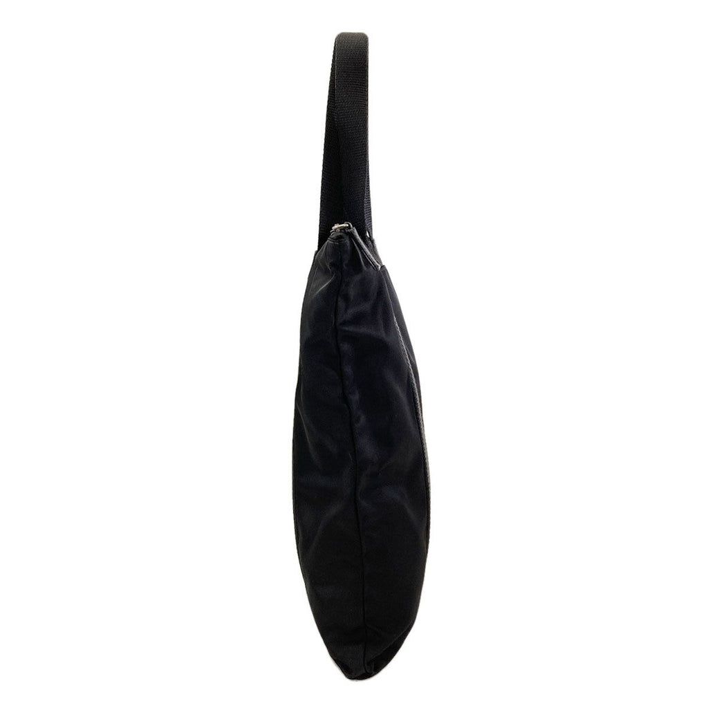Prada Logo Handbag Nylon Leather — view 3