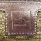 Fendi Zucca Pattern Handbag Canvas Leather — view 6