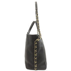 Chanel Quilted Gold 2-Way Tote Calf — view 3