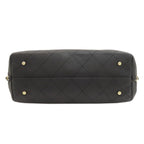Chanel Quilted Gold 2-Way Tote Calf — view 4
