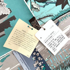 Hermes Rare Carre 90 New England Garden Green Scarf Silk 100% Tagged — view 8