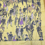 Hermes Carre 140 Paddock Yellow Large Scarf Silk — view 4
