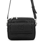 Gucci Shoulder Bag Jumbo GG Small Cross Black