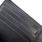 Saint Laurent Paris Bifold Wallet Cassandra with Coin Purse Leather Black — view 8