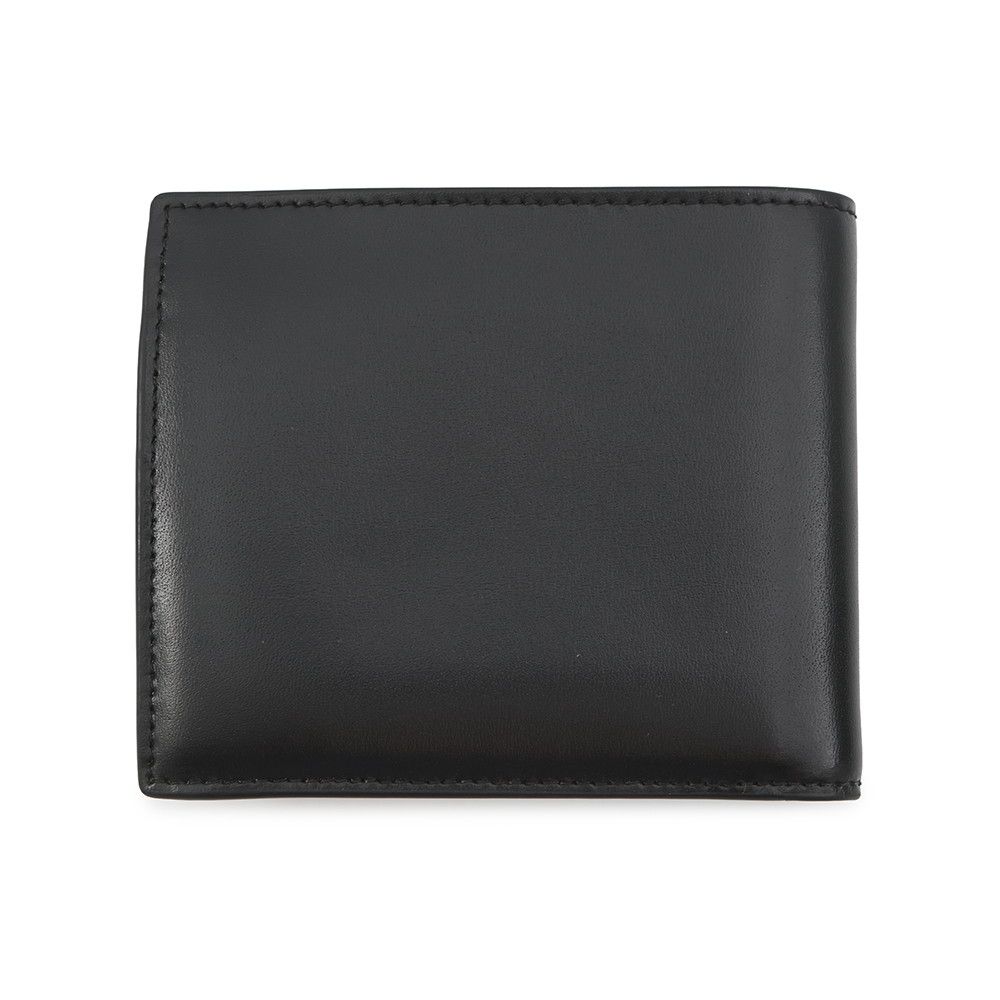 Saint Laurent Paris Bifold Wallet Cassandra with Coin Purse Leather Black — view 3