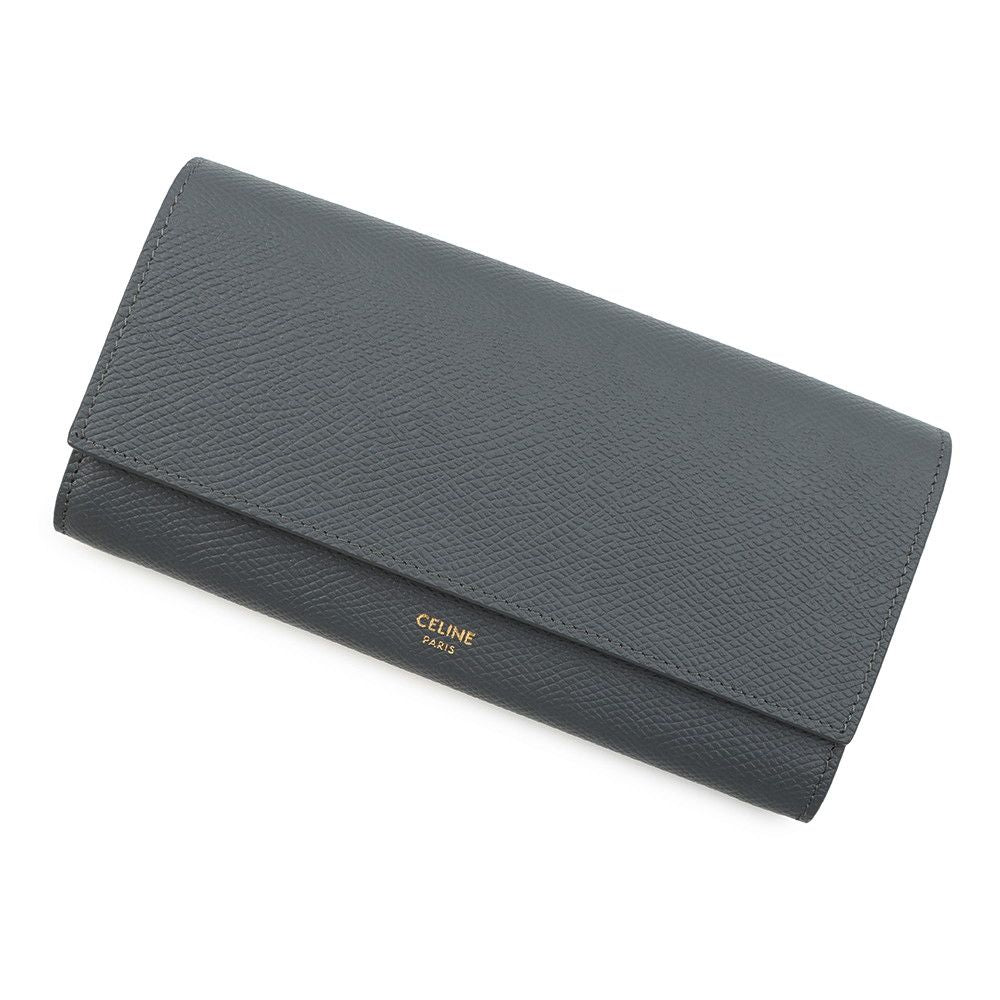 Celine Wallet Large Flap Leather