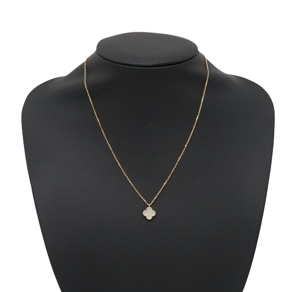 Van Cleef & Arpels Necklace Sweet Alhambra Pendant Mother of Pearl 18k Yellow — view 3