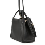 Gucci Handbag Soho Interlocking Leather Bag Black — view 2