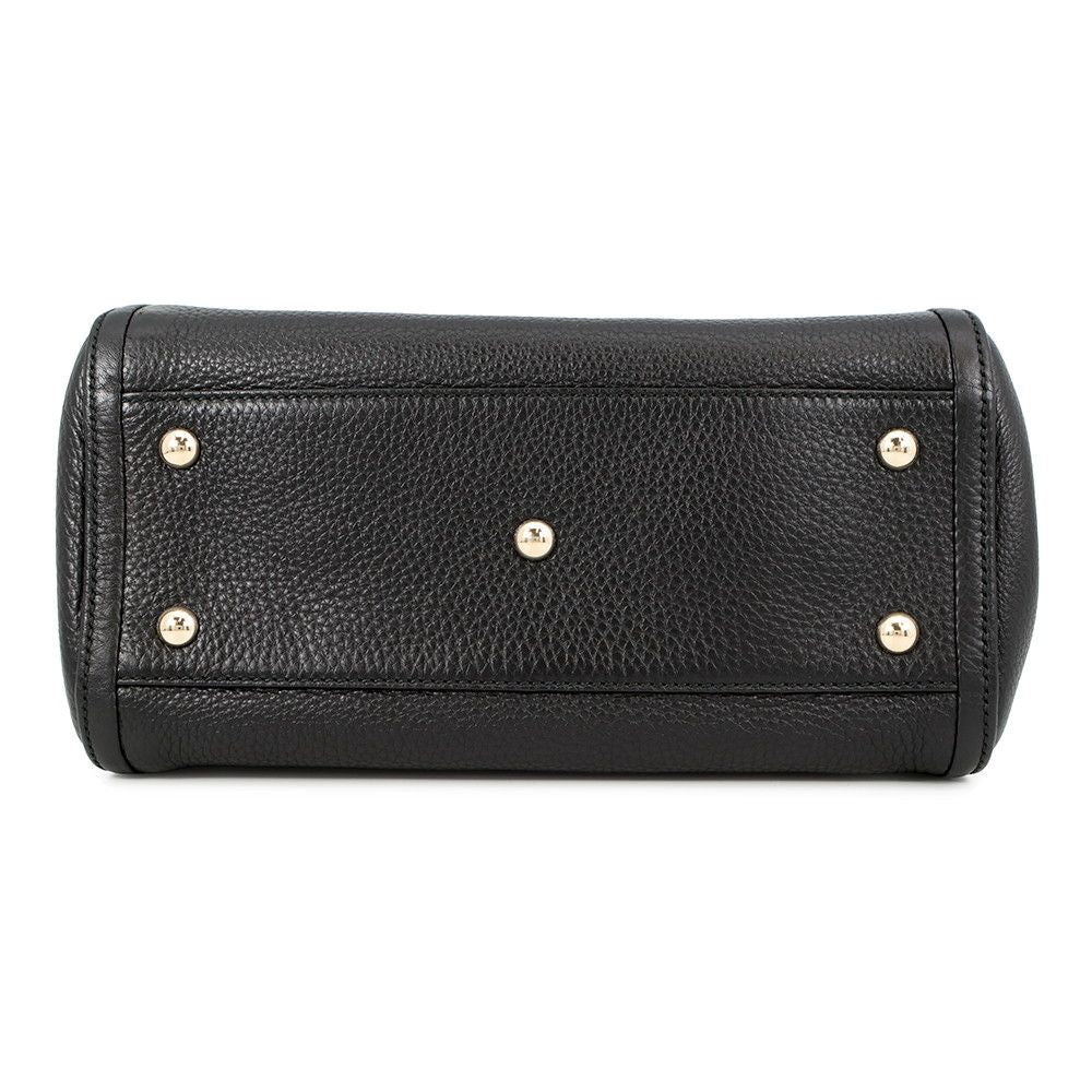 Gucci Handbag Soho Interlocking Leather Bag Black — view 3