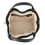 Gucci Handbag Soho Interlocking Leather Bag Black — view 6