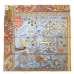Hermes Carre 90 le Voyage de Pytheas Scarf Multicolor Silk — view 2