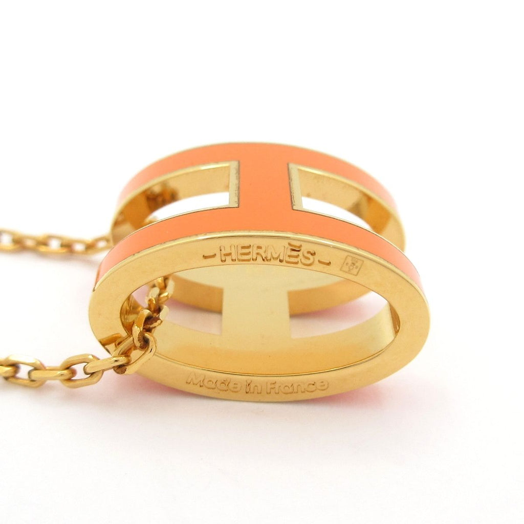 Hermes Necklace Pop Gold Orange — view 5